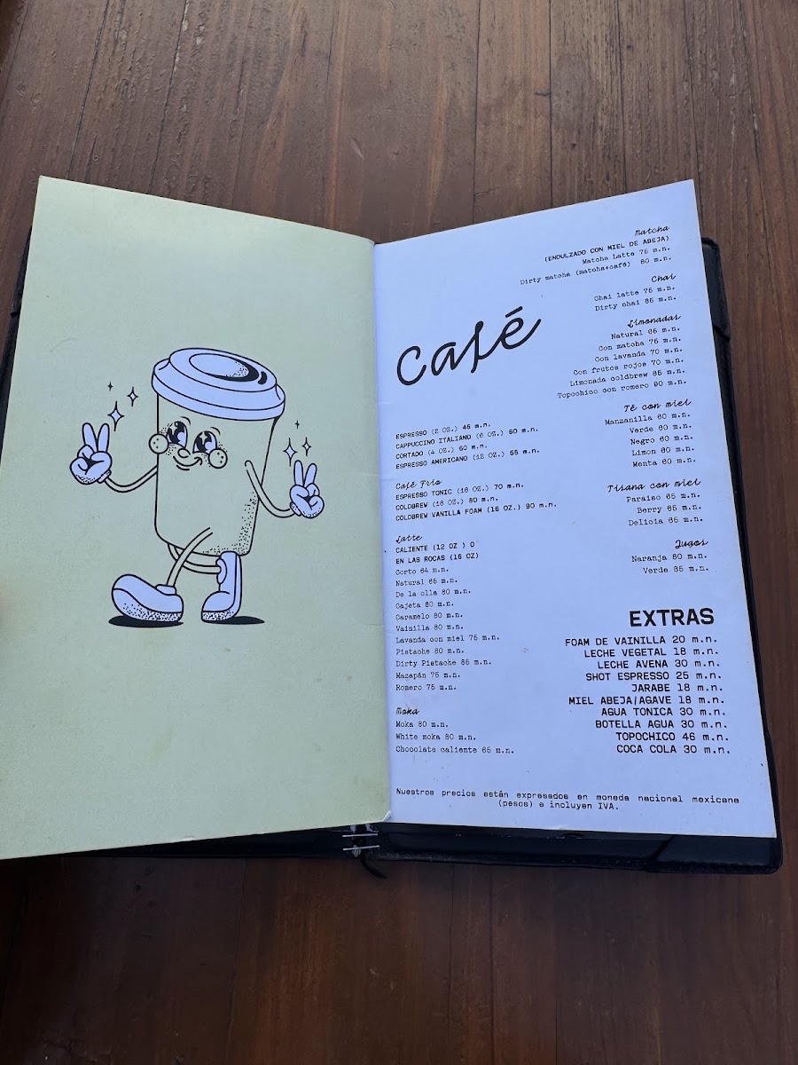 Milo & Rocco: Coffeehouse Menu - Image 1