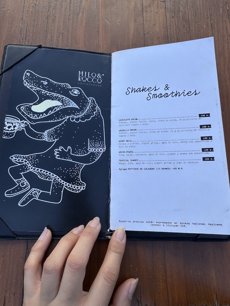 Milo & Rocco: Coffeehouse Menu - Image 2